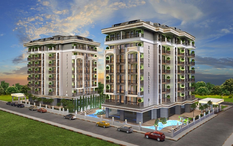 شقة 2 + 1 في وسط ألانيا