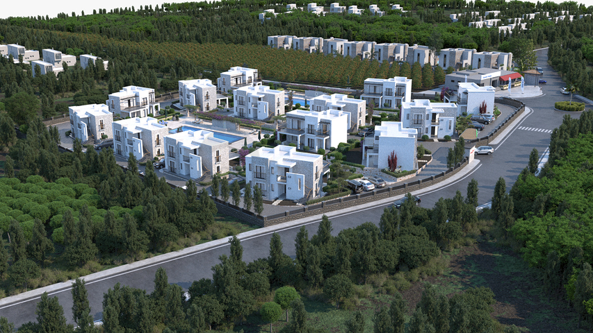 مساكن فاخرة في منطقة توركبوكيو الخلابة