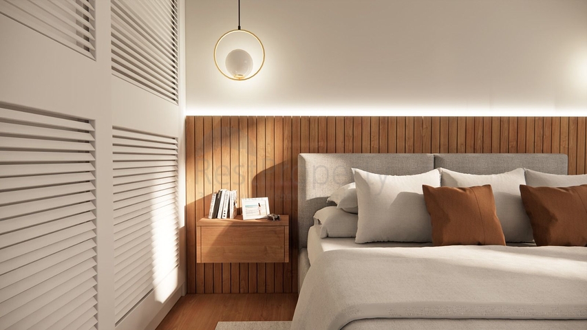 فيلات في منطقة توركبوكيو الخلابة ، محاطة بالخضرة الكثيفة. 