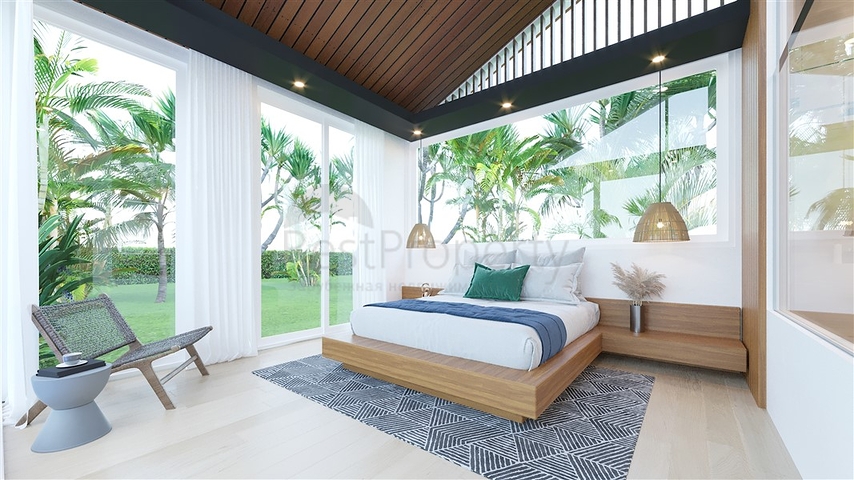 فيلات من ثلاث غرف نوم مع مسبح خاص على بعد 10 دقائق من البحر