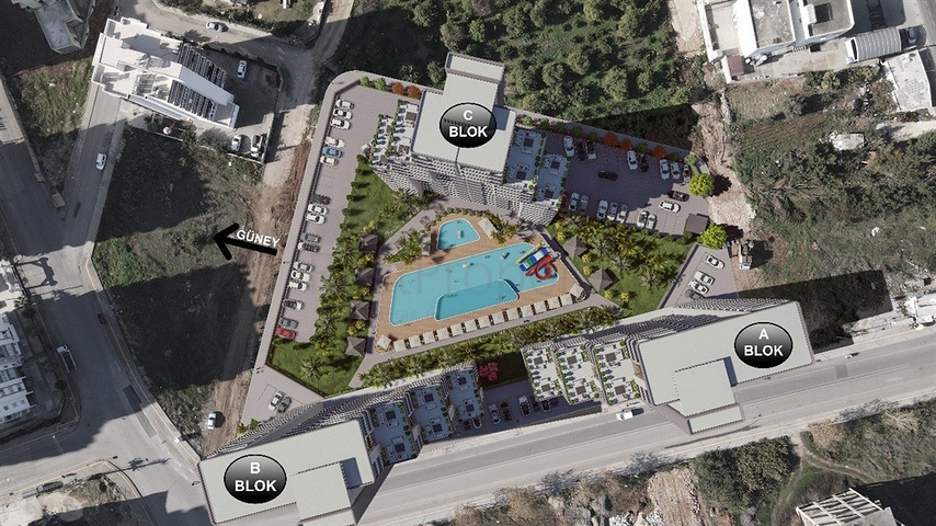 مشروع جذاب على بعد 600 متر من البحر في مرسين