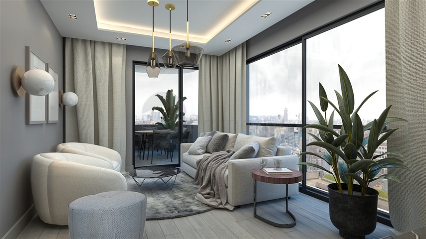 مشروع جذاب على بعد 600 متر من البحر في مرسين