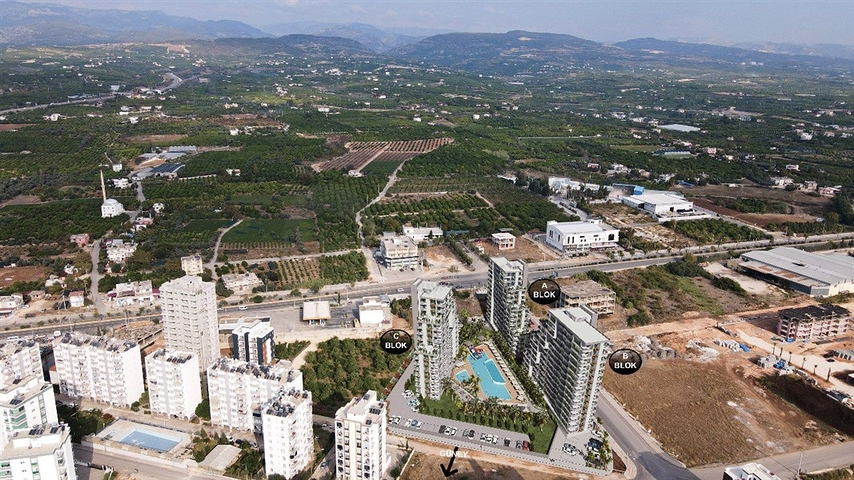 مشروع جذاب على بعد 600 متر من البحر في مرسين