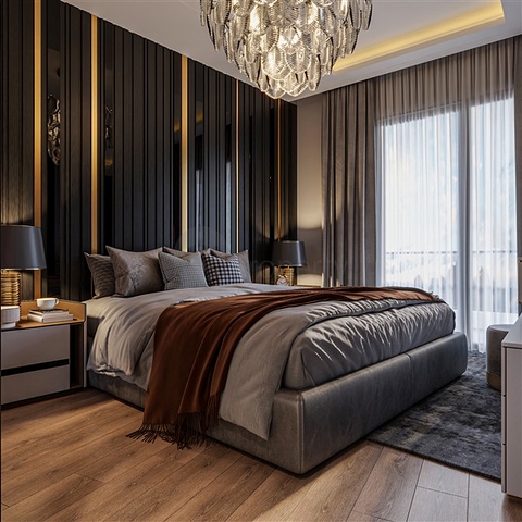 شقق قيد الإنشاء في إحدى مناطق منتجع مرسين