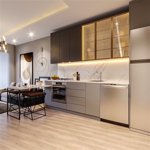 شقق قيد الإنشاء في إحدى مناطق منتجع مرسين