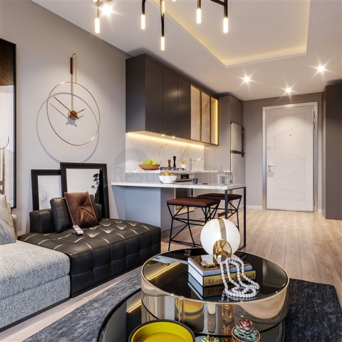 شقق قيد الإنشاء في إحدى مناطق منتجع مرسين