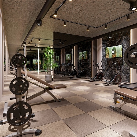 شقق قيد الإنشاء في إحدى مناطق منتجع مرسين