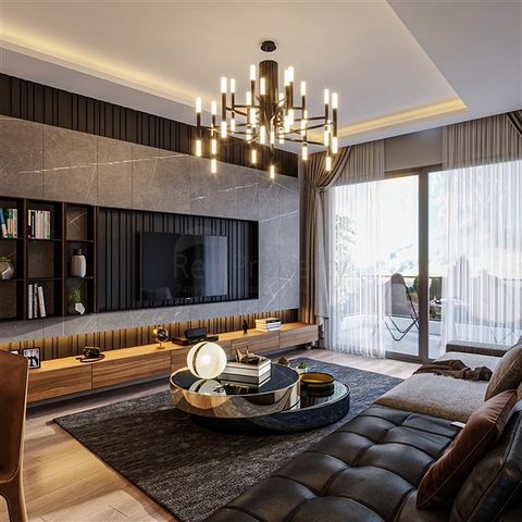 شقق قيد الإنشاء في إحدى مناطق منتجع مرسين