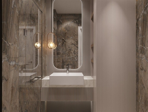 يقع المجمع على بعد 600 متر فقط من البحر في مرسين