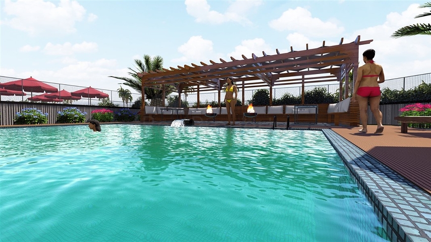 مجمع سكني جديد قيد الإنشاء في حي إردملي