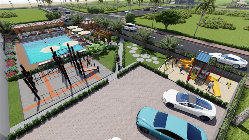 مجمع سكني جديد قيد الإنشاء في حي إردملي