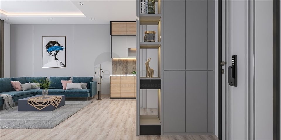 مجمع سكني مع الحد الأدنى من البنية التحتية في مرسين