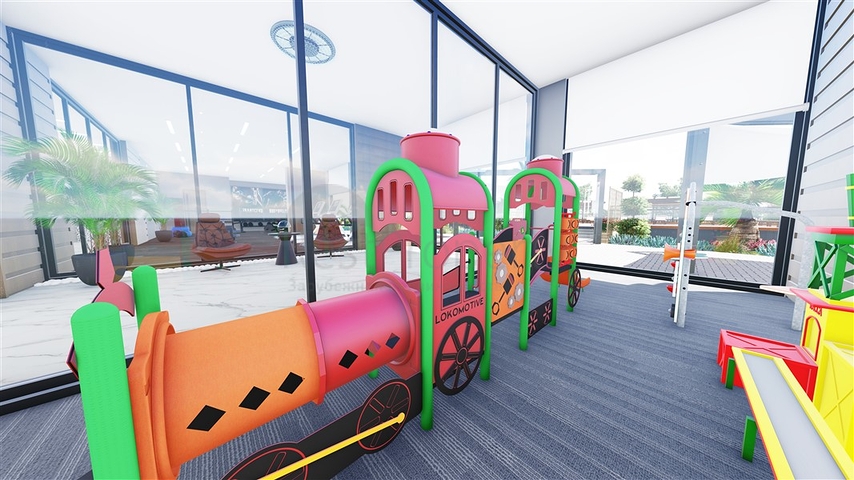 مجمع سكني مع الحد الأدنى من البنية التحتية في مرسين