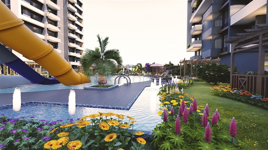 مشروع استثماري قيد الإنشاء في مرسين على بعد 500 متر من البحر