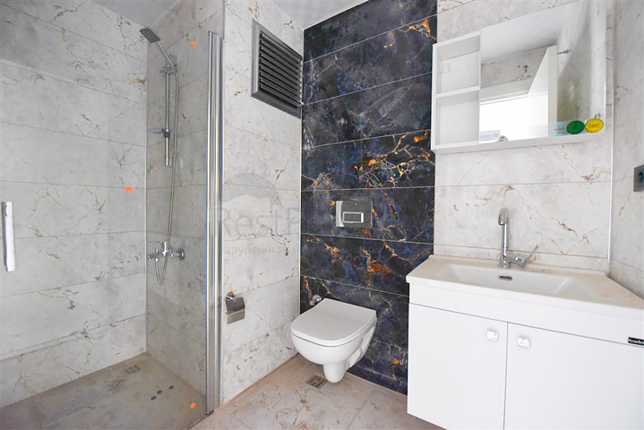 شقة 2 + 1 في منطقة مفتوحة لتسجيل تصريح إقامة غازي باشا