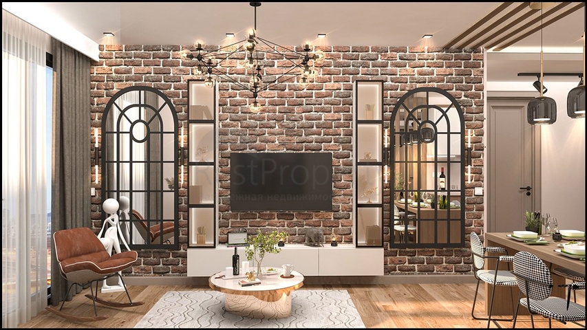 شقة في المنطقة الوسطى من مرسين مع إمكانية الإيجار