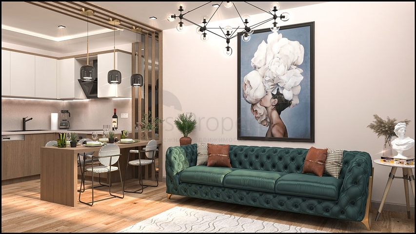 شقة في المنطقة الوسطى من مرسين مع إمكانية الإيجار