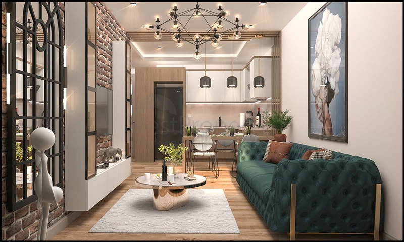 شقة في المنطقة الوسطى من مرسين مع إمكانية الإيجار