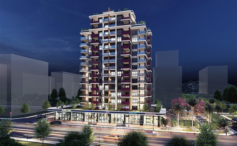 مجمع قيد الإنشاء في مرسين