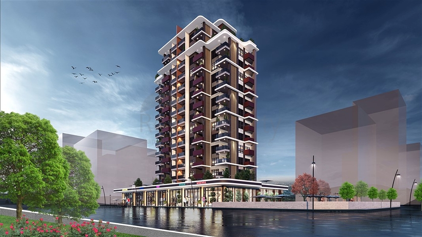 مجمع قيد الإنشاء في مرسين