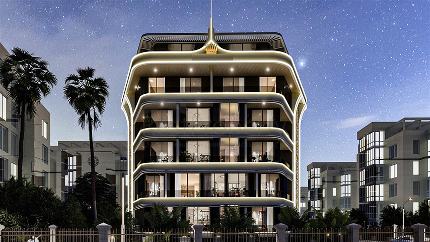 مجمع قيد الإنشاء في منطقة كليوباترا