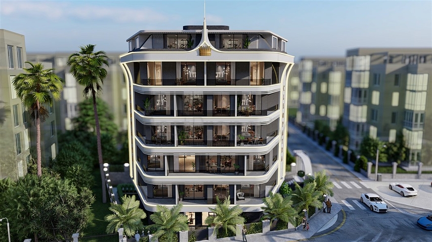 مجمع قيد الإنشاء في منطقة كليوباترا