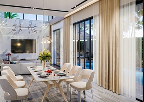 فلل من الدرجة الممتازة على بعد 50 متر من البحر