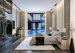 فلل من الدرجة الممتازة على بعد 50 متر من البحر