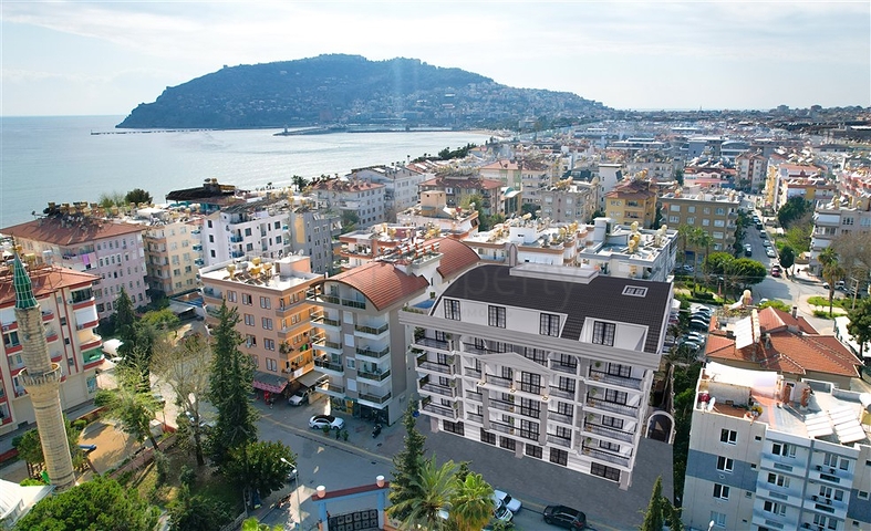 مجمع جديد على بعد 100 متر من الشاطئ في وسط ألانيا