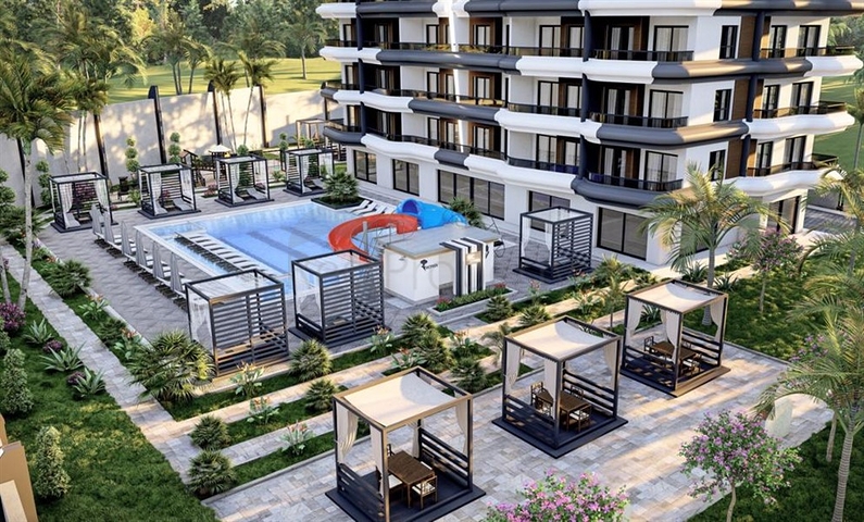 2 + 1 شقة في مجمع جديد مع البنية التحتية للفنادق