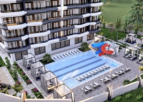 2 + 1 شقة في مجمع جديد مع البنية التحتية للفنادق