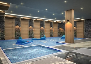 2 + 1 شقة في مجمع جديد مع البنية التحتية للفنادق