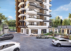 2 + 1 شقة في مجمع جديد مع البنية التحتية للفنادق