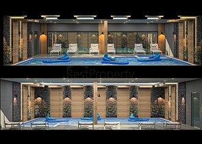 2 + 1 شقة في مجمع جديد مع البنية التحتية للفنادق