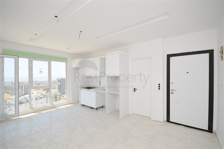 شقة 1+1 في مجمع في المرحلة النهائية من البناء في منطقة أفسالار