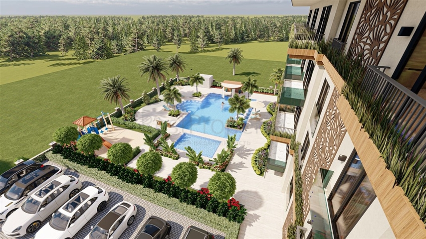 مشروع جديد قيد الإنشاء على بعد 800 متر من البحر في منطقة أوبا