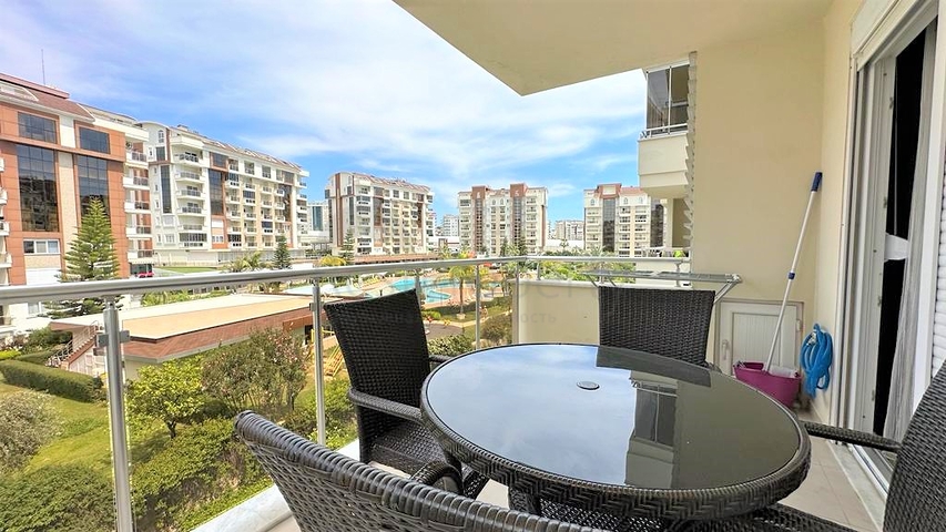 شقة 1+1 في مجمع سكني مع شاطئ خاص