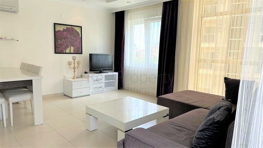 شقة 1+1 في مجمع سكني مع شاطئ خاص