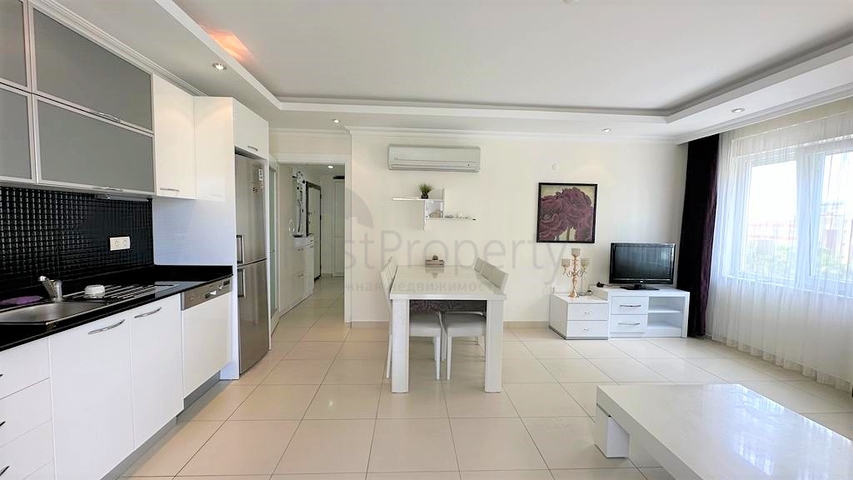 شقة 1+1 في مجمع سكني مع شاطئ خاص