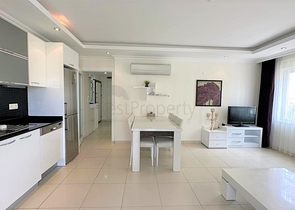 شقة 1+1 في مجمع سكني مع شاطئ خاص