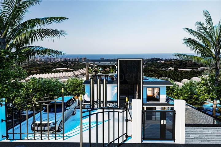 مشروع فريد من فيلا 5 + 1 في منطقة كيستيل