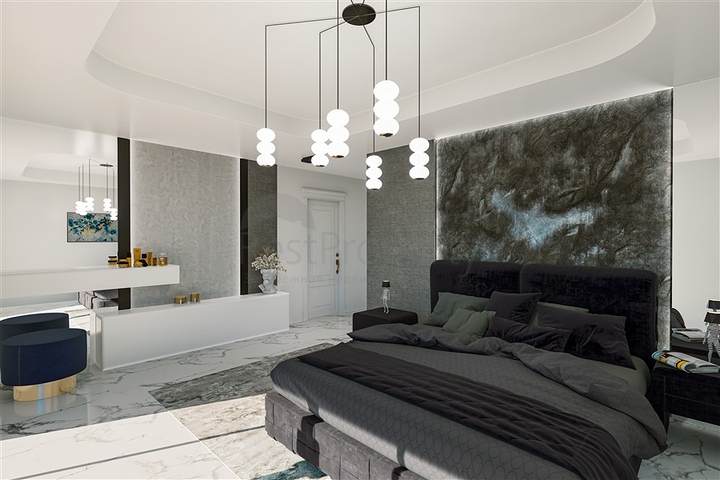 مشروع فريد من فيلا 5 + 1 في منطقة كيستيل