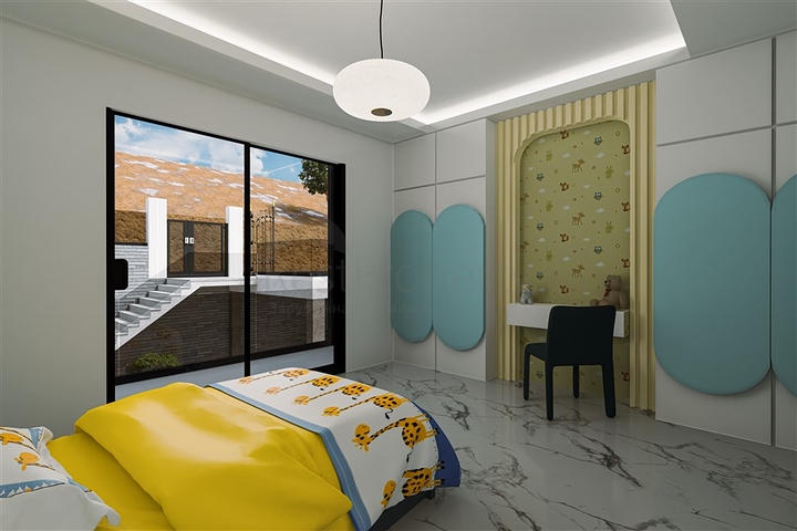 مشروع فريد من فيلا 5 + 1 في منطقة كيستيل