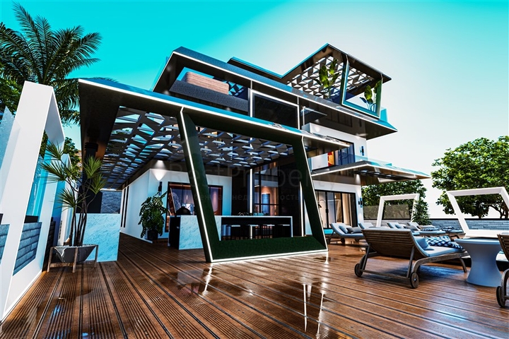 مشروع فريد من فيلا 5 + 1 في منطقة كيستيل