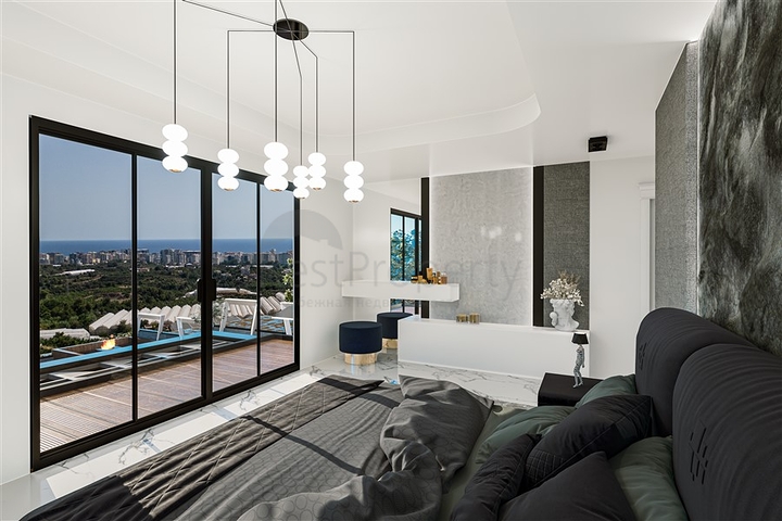 مشروع فريد من فيلا 5 + 1 في منطقة كيستيل