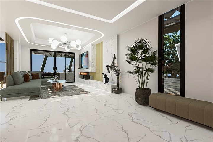 مشروع فريد من فيلا 5 + 1 في منطقة كيستيل