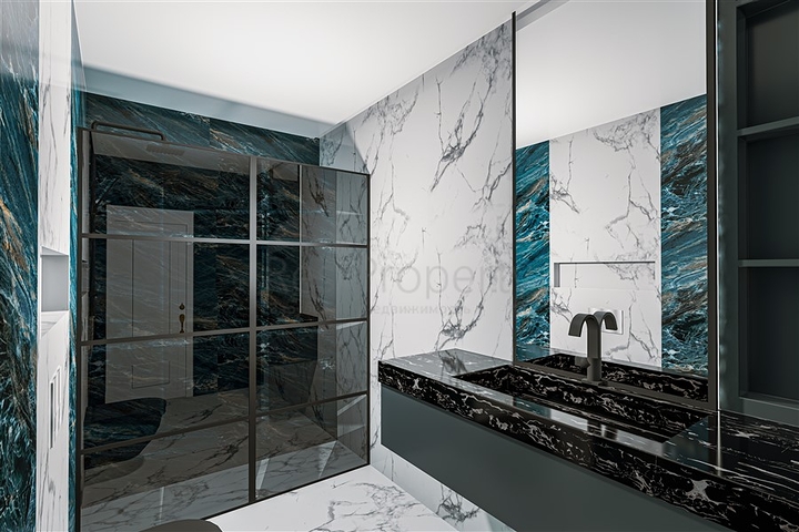 مشروع فريد من فيلا 5 + 1 في منطقة كيستيل