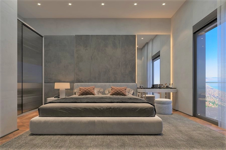 مجمع فلل جديد بإطلالة بانورامية على البحر في منطقة تيبي