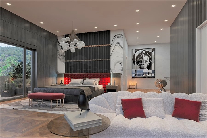 مجمع فلل جديد بإطلالة بانورامية على البحر في منطقة تيبي