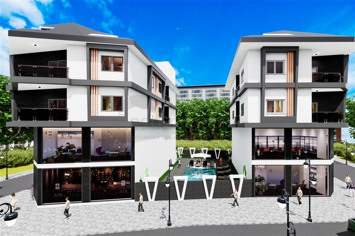 مجمع سكني قيد الإنشاء في حي دميرتاش